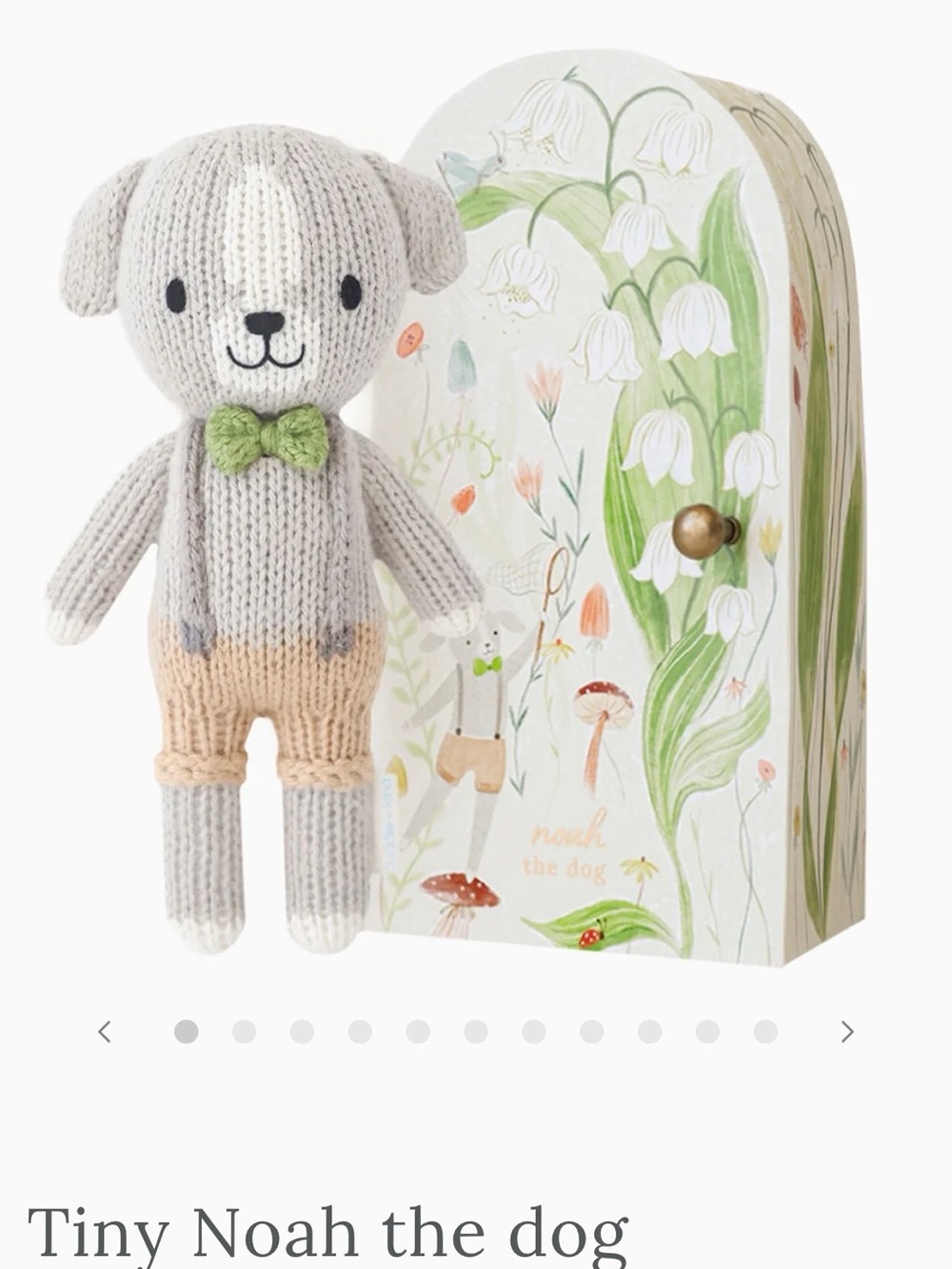 Tiny Noah the dog stuffie | Cuddle + Kind